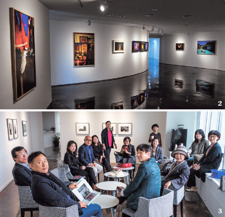 1, 2 스페이스22의 내부 전경. 전시 등 문화활동을 위해 건축가인 윤승준 관장이 설계와 시공을 맡아 새로 지은 공간이다. 3 스페이스22의 운영위원들.