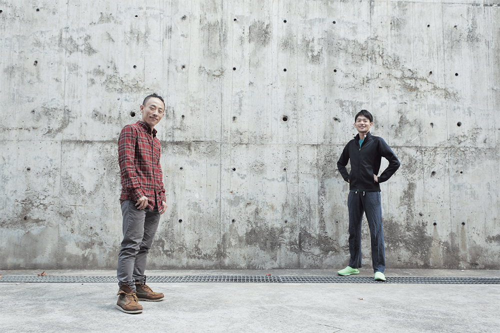 <풀다/호도쿠>를 함께 작업한 이상훈 작가(왼쪽)와 일본인 안무가 다이스케 이누에.
