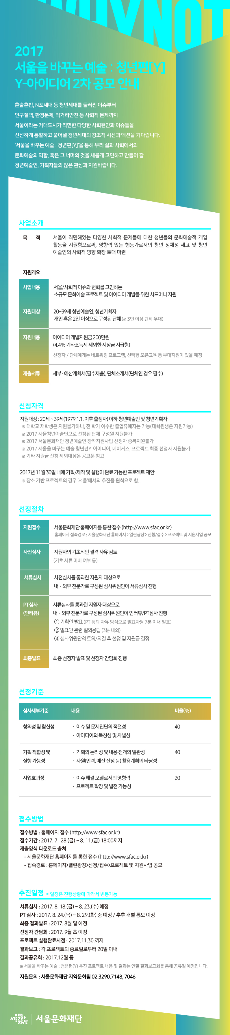 Y아이디어 2차공모