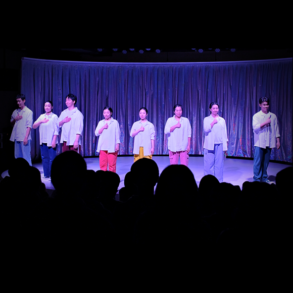 탈춤과 수어의 맞장구 이미지